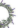 Northlight led lighted artificial lavender spring wreath- 16-inch  white lights Image 2