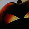 Northlight LED Lighted Bats and Jack-O-Lantern Halloween Canvas Wall Art 19.75" x 19.75" Image 1