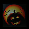 Northlight LED Lighted Bats and Jack-O-Lantern Halloween Canvas Wall Art 19.75" x 19.75" Image 2