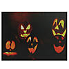 Northlight LED Lighted Silly and Spooky Jack-O-Lanterns Halloween Canvas Wall Art 15.75" x 12" Image 1
