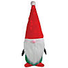 Northlight Lighted Red and Green Christmas Gnome Yard Decoration  35-inch Image 1