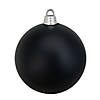 Northlight Matte Jet Black Shatterproof Christmas Ball Ornament 12" (300mm) Image 1