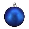 Northlight Matte Lavish Blue Shatterproof Christmas Ball Ornament 12" (300mm) Image 1