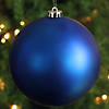 Northlight Matte Lavish Blue Shatterproof Christmas Ball Ornament 12" (300mm) Image 2