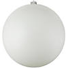 Northlight Matte White Shatterproof Christmas Ball Ornament 8" (200mm) Image 1