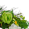 Northlight mixed floral artificial spring wreath  22-inch Image 3