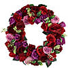 Northlight mixed rose artificial spring floral wreath  24-inch Image 1