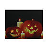 Northlight Orange and Black LED Lighted Halloween Jack-o'-Lanterns Wall Art 15.75" x 19.5" Image 1
