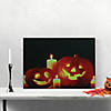 Northlight Orange and Black LED Lighted Halloween Jack-o'-Lanterns Wall Art 15.75" x 19.5" Image 1