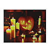 Northlight Orange and Yellow LED Lighted Witch's Jack-O'-Lantern Halloween Wall Art 15.75" x 19.5" Image 1