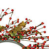 Northlight Orange Berries and Yellow Leaves Fall Harvest Artificial Wreath  22" Image 3