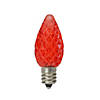 Northlight Pack of 25 Faceted LED C7 Red Christmas Replacement Bulbs Image 1