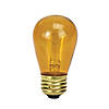 Northlight Pack of 25 Incandescent S14 Amber Christmas Replacement Bulbs Image 1