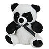 Northlight Pack of 4 Plush Sitting Bear  Elephant  Monkey and Panda Stuffed Animal Figures 9" Image 4