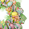 Northlight pastel easter egg and ribbons wreath  22-inch  unlit Image 2