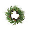 Northlight Pine Cones and Needles Artificial Christmas Wreath - 24-Inch  Unlit Image 1