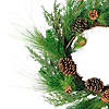 Northlight Pine Cones and Needles Artificial Christmas Wreath - 24-Inch  Unlit Image 2