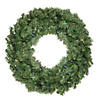 Northlight Pre-Lit Canadian Pine Artificial Christmas Wreath - 24-Inch  Multi Lights Image 1