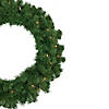 Northlight Pre-Lit Dorchester Pine Artificial Christmas Wreath  24-Inch  Clear Lights Image 2