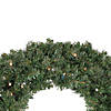 Northlight Pre-Lit LED Canadian Pine Artificial Christmas Wreath - 30-Inch  Clear Lights Image 2