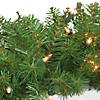 Northlight Pre-Lit Northern Pine Artificial Christmas Wreath - 48-Inch  Clear Lights Image 1