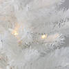Northlight Pre-Lit Snow White Medium Artificial Christmas Tree  2 Ft - Clear LED Lights Image 1
