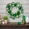 Northlight ribbons and shamrocks st. patrick's day wreath  24-inch  unlit Image 1