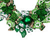 Northlight ribbons and shamrocks st. patrick's day wreath  24-inch  unlit Image 3