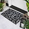 Northlight Scroll Design with Open Back Welcome Doormat 18" Proper 30" Image 1
