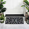 Northlight Scroll Design with Open Back Welcome Doormat 18" Proper 30" Image 2