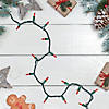 Northlight Set of 100 Orange Mini Incandescent Christmas Lights 2.5" Spacing - Green Wire Image 1