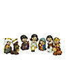 Northlight Set of 11 Vibrantly Colored Christmas Nativity Figurine - 3.5" Image 1