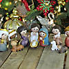 Northlight Set of 11 Vibrantly Colored Christmas Nativity Figurine - 3.5" Image 1
