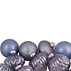 Northlight Set of 12 Purple Tone Finial and Glass Ball Christmas Ornaments Image 1