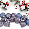 Northlight Set of 12 Purple Tone Finial and Glass Ball Christmas Ornaments Image 2