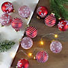 Northlight Set of 12 Red Glass Christmas Ornaments 1.75-Inch (45mm) Image 1