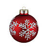 Northlight Set of 12 Red Glass Christmas Ornaments 1.75-Inch (45mm) Image 2