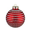 Northlight Set of 12 Red Glass Christmas Ornaments 1.75-Inch (45mm) Image 3