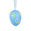 Northlight set of 29 blue and yellow painted floral spring easter egg ornaments 3.25" Image 3