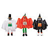 Northlight Set of 3 Ghost, Pumpkin and Bat 36" Standing Halloween Kid Figures Image 1