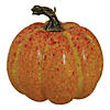 Northlight Set of 3 Orange and Green Artificial Fall Harvest Pumpkins 4" Image 3