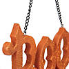 Northlight Set of 3 Orange Boo  Spooky  and Beware Hanging Halloween Decorations 5.75" Image 2