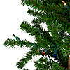 Northlight Set of 3 Pre-Lit Slim Alpine Artificial Christmas Trees 5' - Multicolor Lights Image 2