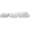 Northlight Set of 3 White Rectangular Lattice Tobacco Table Top Baskets Image 2