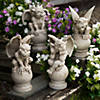 Northlight Set of 4 Gargoyles on Pedestals Outdoor Garden Statues 13" Image 1