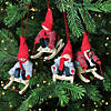 Northlight Set of 4 Holiday Kids on Sleds Christmas Ornaments 4" Image 4