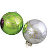 Northlight Set of 4 Multi-Color Shiny Glass Ball Christmas Ornaments 4-Inch (100mm) Image 2