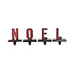 Northlight Set of 4 Red and Black Buffalo Plaid "NOEL" Christmas Stocking Holder 6 Image 1