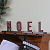 Northlight Set of 4 Red and Black Buffalo Plaid "NOEL" Christmas Stocking Holder 6 Image 2