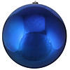 Northlight Shiny Lavish Blue Shatterproof Christmas Ball Ornament 10" (250mm) Image 1